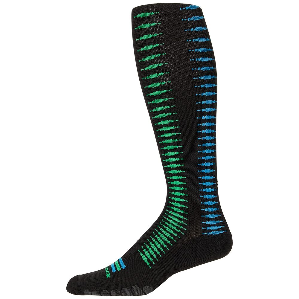 Eurosock Graduated Compression OTC Socks Knee Length Medium Electra Black MD